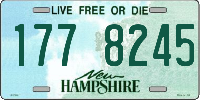 NH license plate 1778245