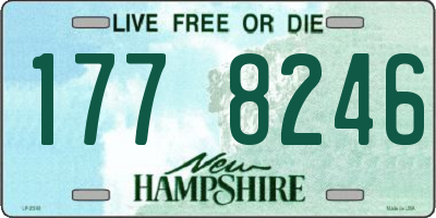 NH license plate 1778246