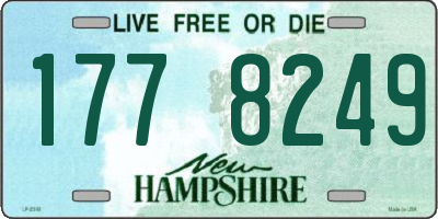 NH license plate 1778249