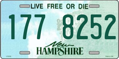 NH license plate 1778252