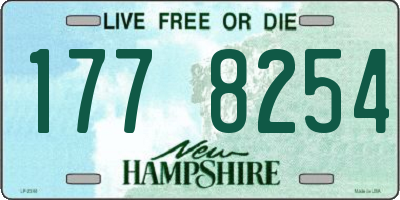 NH license plate 1778254