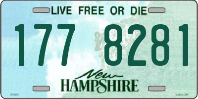 NH license plate 1778281