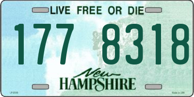 NH license plate 1778318