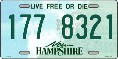 NH license plate 1778321