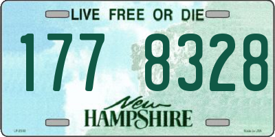 NH license plate 1778328