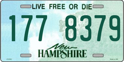 NH license plate 1778379
