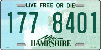 NH license plate 1778401