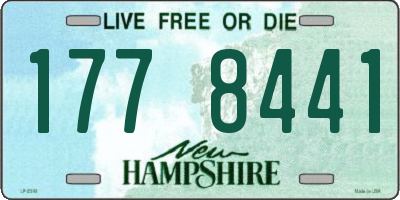 NH license plate 1778441