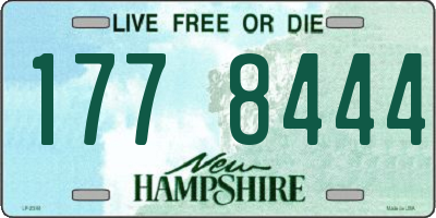 NH license plate 1778444