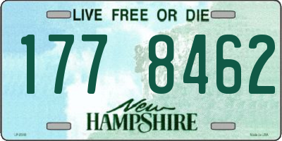 NH license plate 1778462