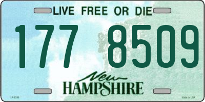 NH license plate 1778509