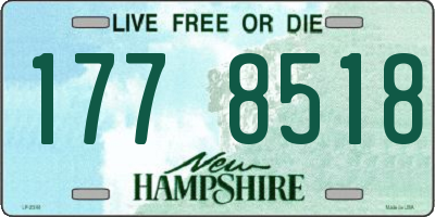 NH license plate 1778518