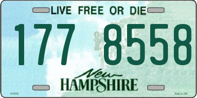 NH license plate 1778558