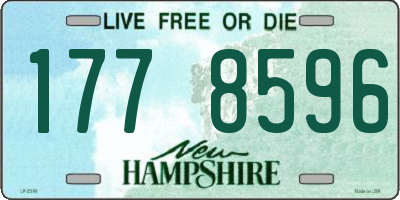 NH license plate 1778596