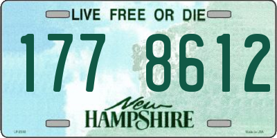 NH license plate 1778612