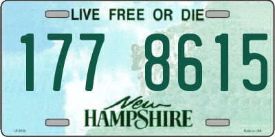 NH license plate 1778615