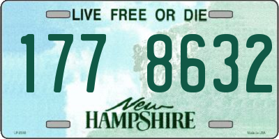 NH license plate 1778632