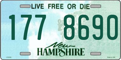 NH license plate 1778690