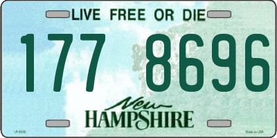 NH license plate 1778696