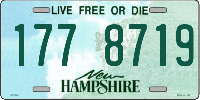 NH license plate 1778719