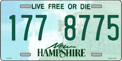 NH license plate 1778775