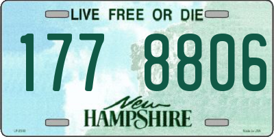 NH license plate 1778806