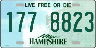 NH license plate 1778823