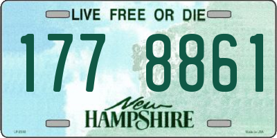 NH license plate 1778861