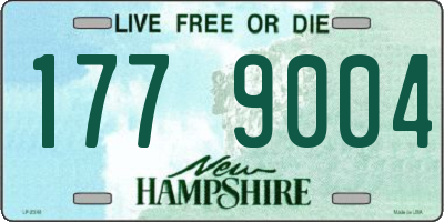 NH license plate 1779004