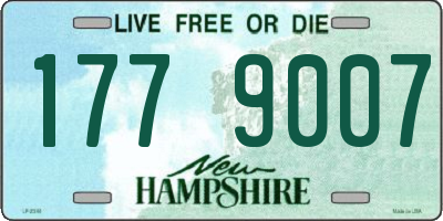 NH license plate 1779007