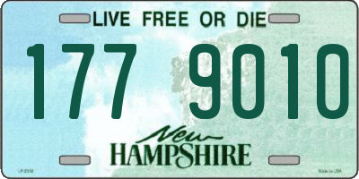 NH license plate 1779010