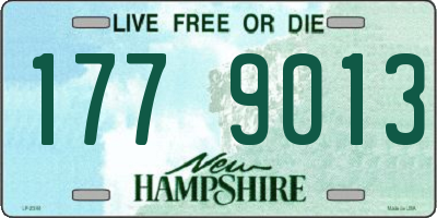 NH license plate 1779013