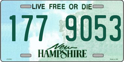NH license plate 1779053