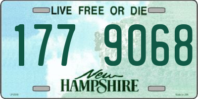 NH license plate 1779068