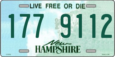 NH license plate 1779112
