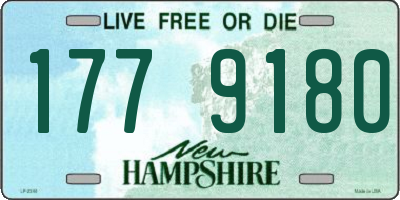 NH license plate 1779180