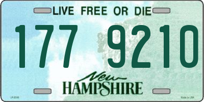 NH license plate 1779210