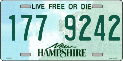 NH license plate 1779242