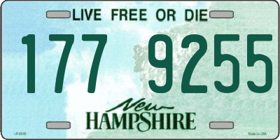 NH license plate 1779255