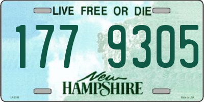 NH license plate 1779305