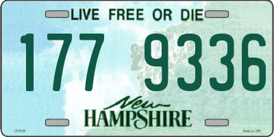 NH license plate 1779336
