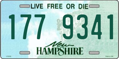 NH license plate 1779341