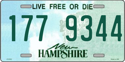 NH license plate 1779344