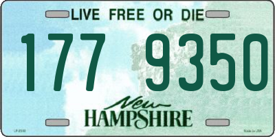 NH license plate 1779350