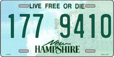 NH license plate 1779410