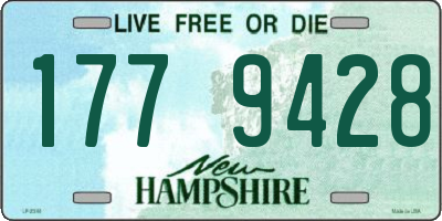 NH license plate 1779428