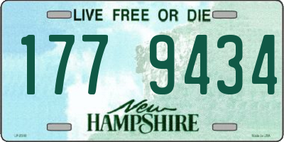 NH license plate 1779434