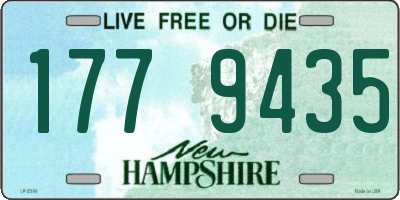 NH license plate 1779435