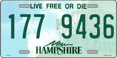 NH license plate 1779436