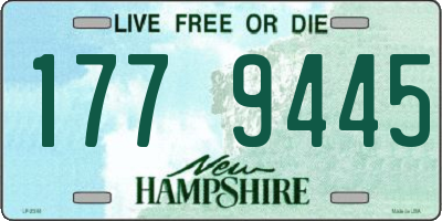 NH license plate 1779445